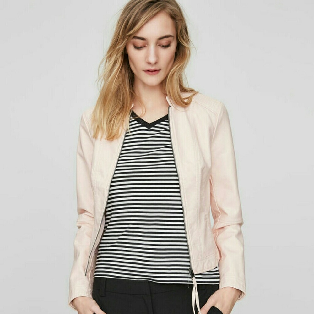VERO MODA Short Leather Jacket